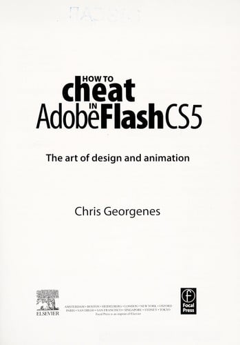 How to cheat in Adobe Flash CS5: the art of design and animation