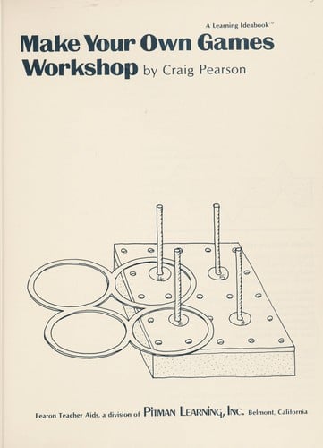 Make your own games workshop