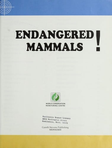 Endangered mammals!