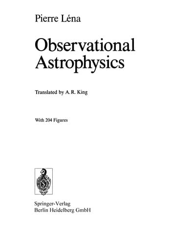 Observational Astrophysics