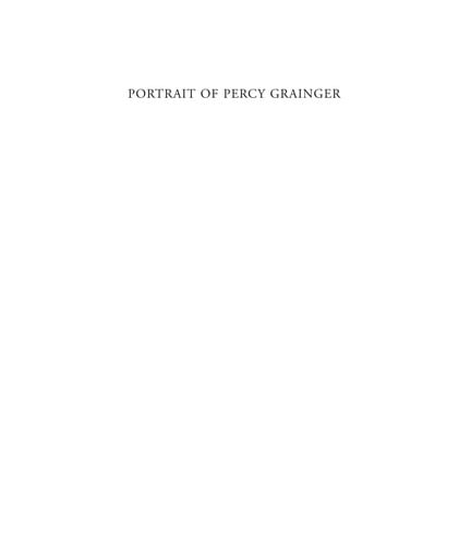 Portrait of Percy Grainger