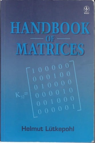 Handbook of Matrices
