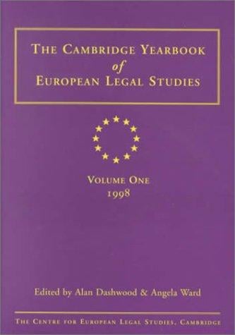 The Cambridge Yearbook of European Legal Studies: 1998