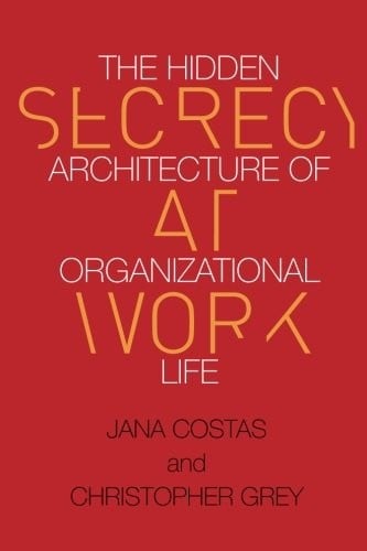 Secrecy at Work: The Hidden Architecture of Organizational Life