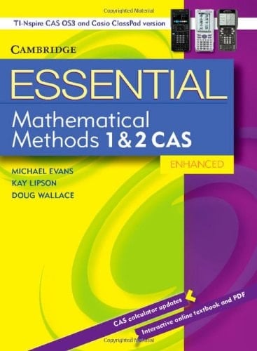Essential Mathematical Methods CAS 1 and 2 Enhanced TIN/CP Version 652354