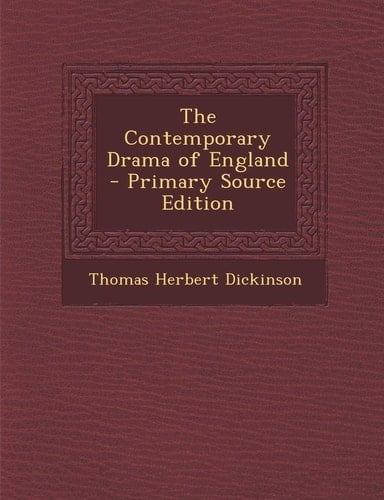 Contemporary Drama of England