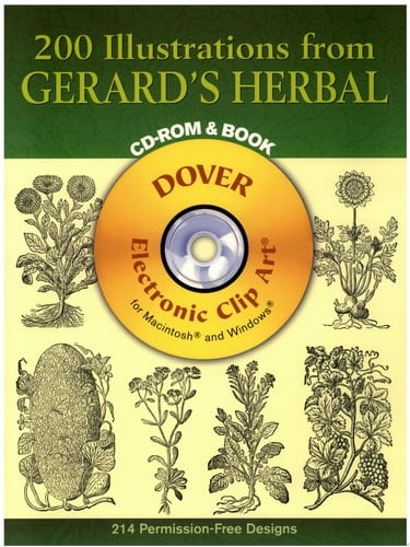 200 Illustrations from Gerard's Herbal