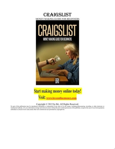 Craigslist Money Making Guide for Beginners