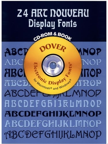 24 Art Nouveau Display Fonts