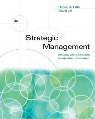 Strategic Management Building and Sustaining Competitive Advantage