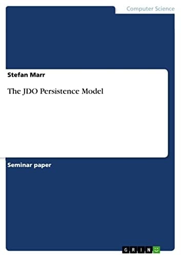 The JDO Persistence Model