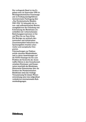 Das Nordatlantische Bündnis 1949-1956