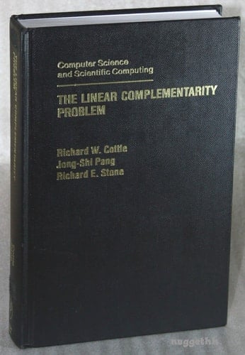 The Linear Complementarity Problem (Computer Science and Scientific Computing)