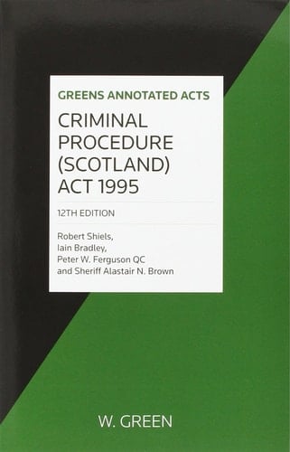 Criminal Procedure (Scotland) Act 1995
