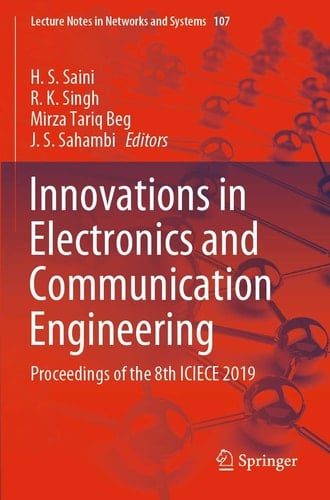 Innovations in Electronics and Communication Engineering Proceedings of the 8th ICIECE 2019