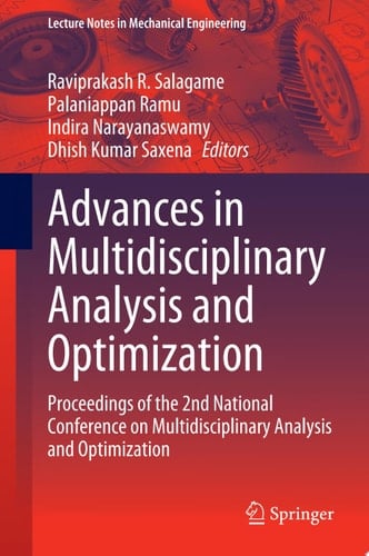 Advances in Multidisciplinary Analysis and Optimization