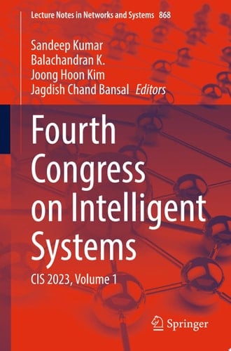 Fourth Congress on Intelligent Systems CIS 2023, Volume 1