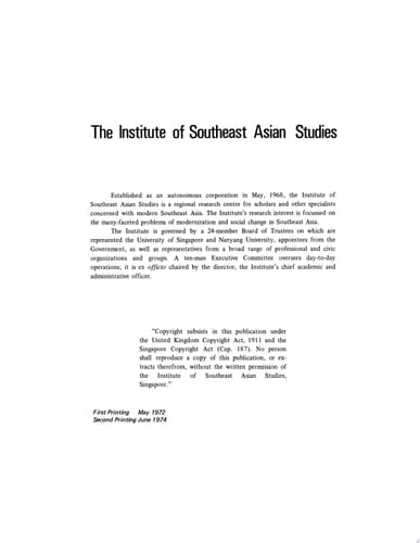 Indonesia and Regional Security The Djakarta Conference on Cambodia