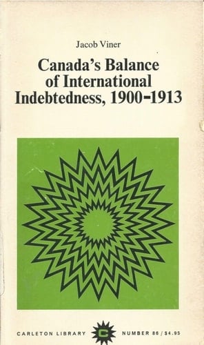 Canada's Balance of International Indebtedness, 1900-1913
