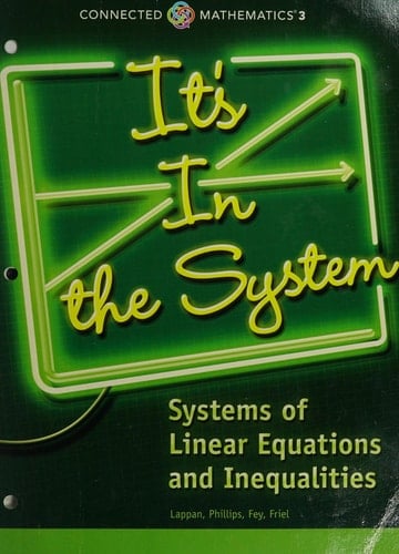 It's in the System Systems of Linear Equations and Inequalities