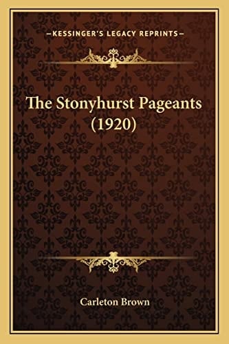 The Stonyhurst Pageants (1920)