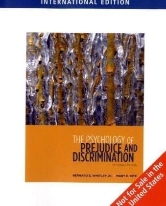The Psychology of Prejudice and Discrimination