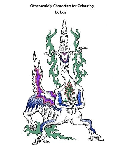 Otherworldly Characters for Coloring by Laz