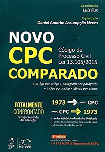 Novo Cpc Comparado: Codigo de Processo Civil Lei 13.105-2015
