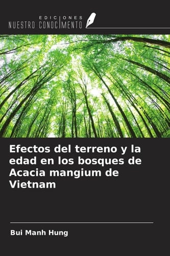 Efectos del terreno y la edad en los bosques de Acacia mangium de Vietnam (Spanish Edition)