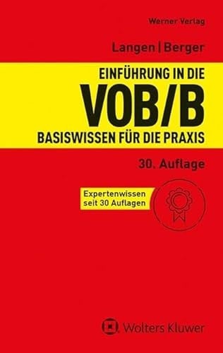 Einführung in die VOB/B Basiswissen für die Praxis