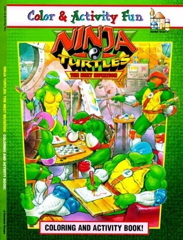 Ninja Turtles/The Next Mutation Coloring and Activity Book