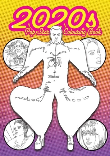2020s Pop Star Colouring Book 33 and a 3rd Pop Stars to Colour, All Original Images, Coloring Fun for Kids of All Ages