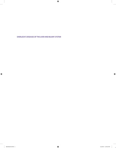 Sherlock's Diseases of the Liver and Biliary System