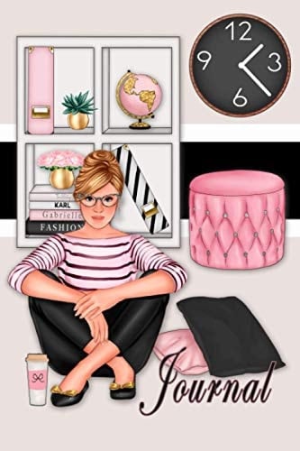 Journal: Classy Boss Babe Journal 150 Pages Ruled Elegant Notebook For Women