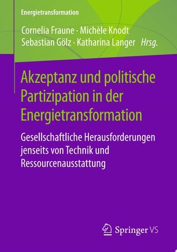 Akzeptanz und politische Partizipation in der Energietransformation