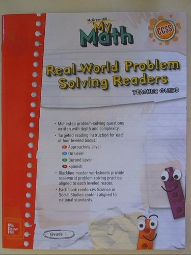 McGraw-Hill My Math, Grade 1, Real-World Problem Solving Readers Teacher Guide