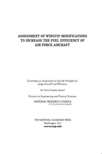 Assessment of Wingtip Modifications to Increase the Fuel Efficiency of Air Force Aircraft