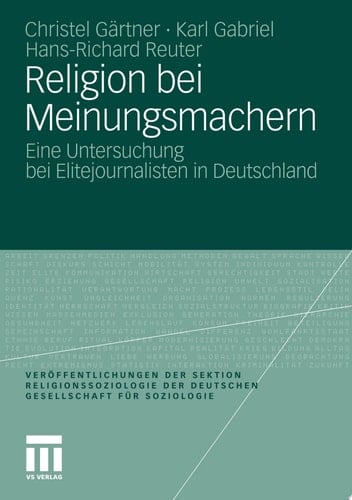 Religion bei Meinungsmachern