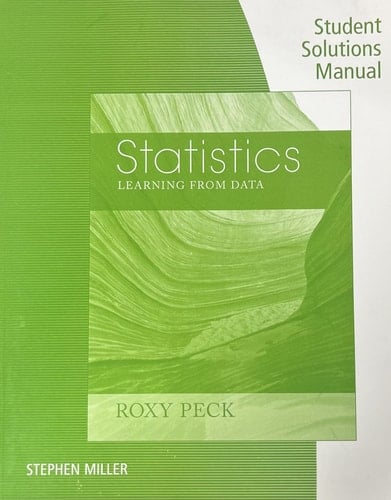 Student Solutions Manual for Peck's Statistics