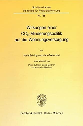 Wirkungen einer CO2-Minderungspolitik auf die Wohnungsversorgung