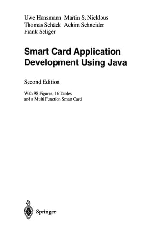 Smart Card Application Development Using Java