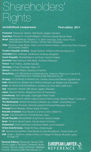 Shareholders' Rights Jurisdictional Comparisons