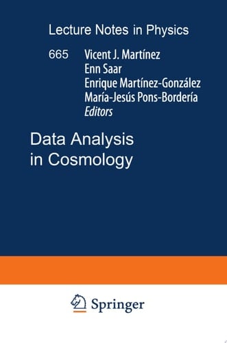 Data Analysis in Cosmology