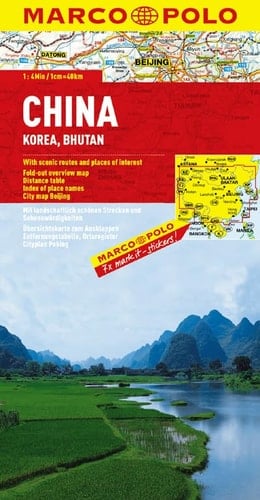 China Korea Bhutan (1:4.000.000)