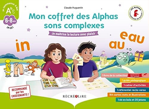 Mon coffret des Alphas sons complexes Méthode de lecture CP CE1