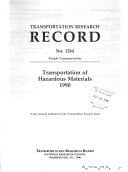 Transportation of Hazardous Materials, 1990
