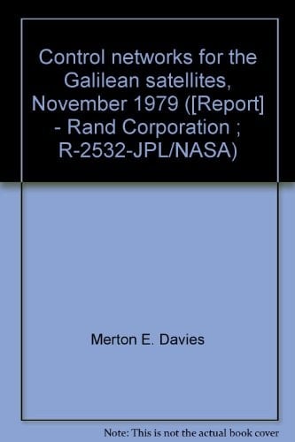 Control Networks for the Galilean Satellites, November 1979