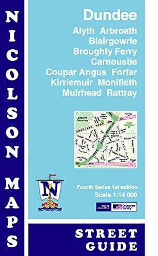 Nicolson Street Map Dundee (Card Cover)