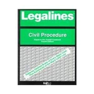 Civil Procedure Adaptable to Fourth Edition of Yeazell Casebook