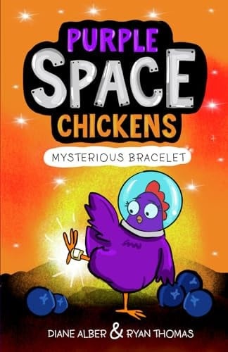 Purple Space Chickens Mystery Bracelet